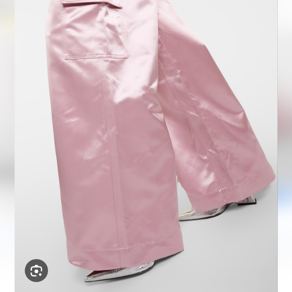 STAUD Pink Wide Leg Pants - Picture 5 of 16